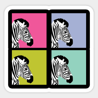 Zebra Sticker